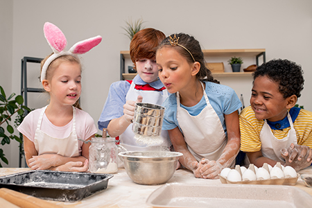 Corso di cucina per bambini Pasqua Bologna