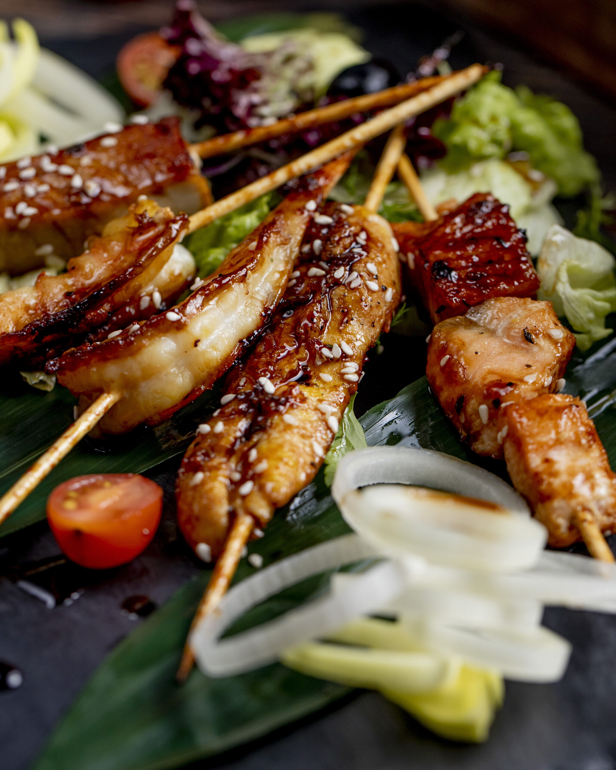 spiedini teriyaki